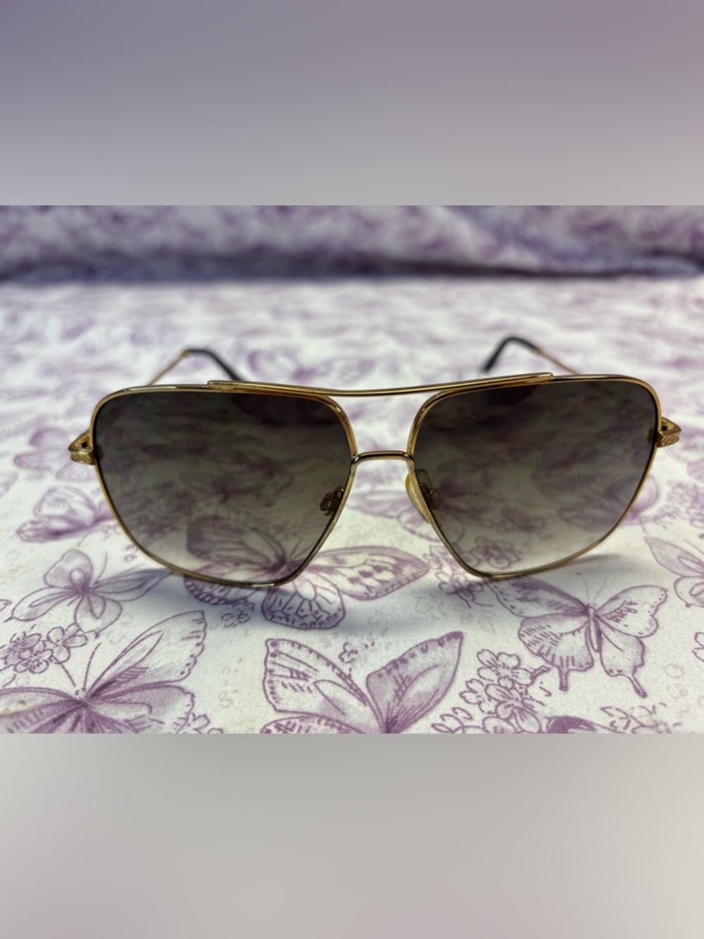 🪽🌀Gold Frame Gradient Lens Sunglasses
